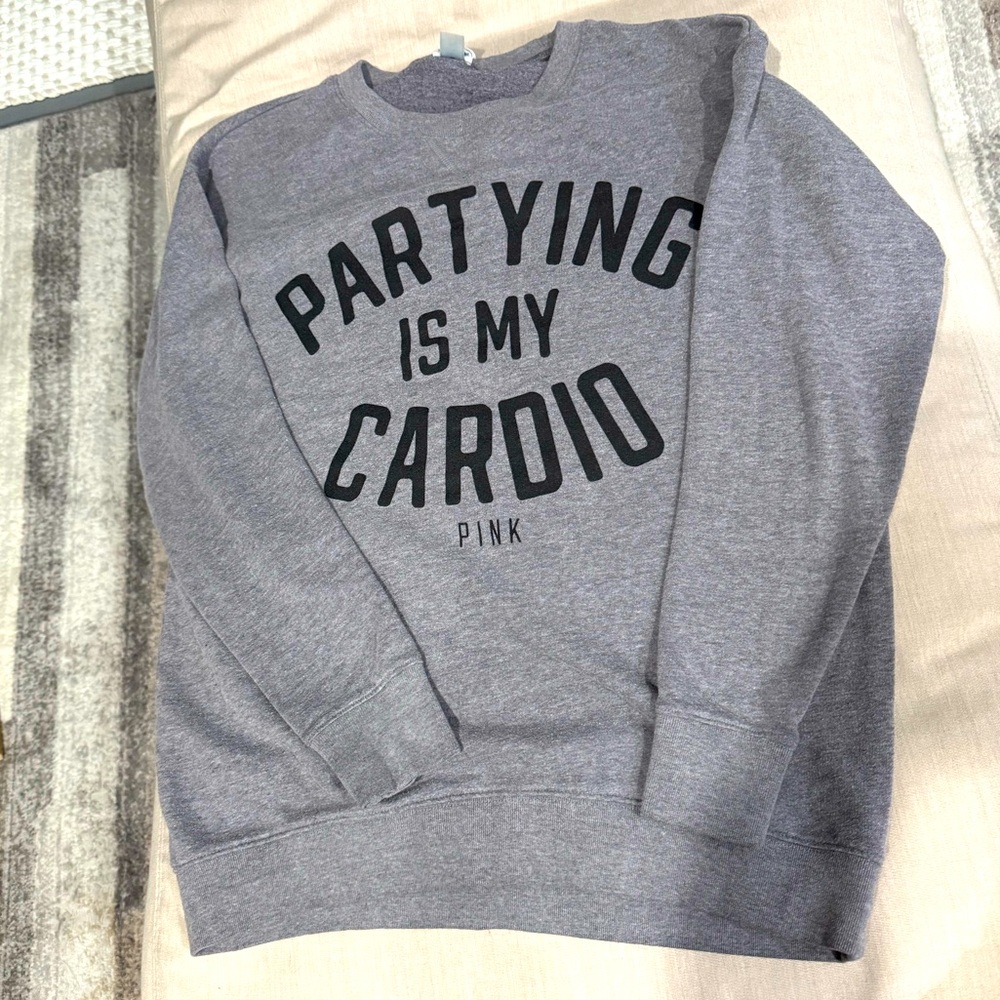 Gently used Victoria Secret Pink crew neck sweatshirt